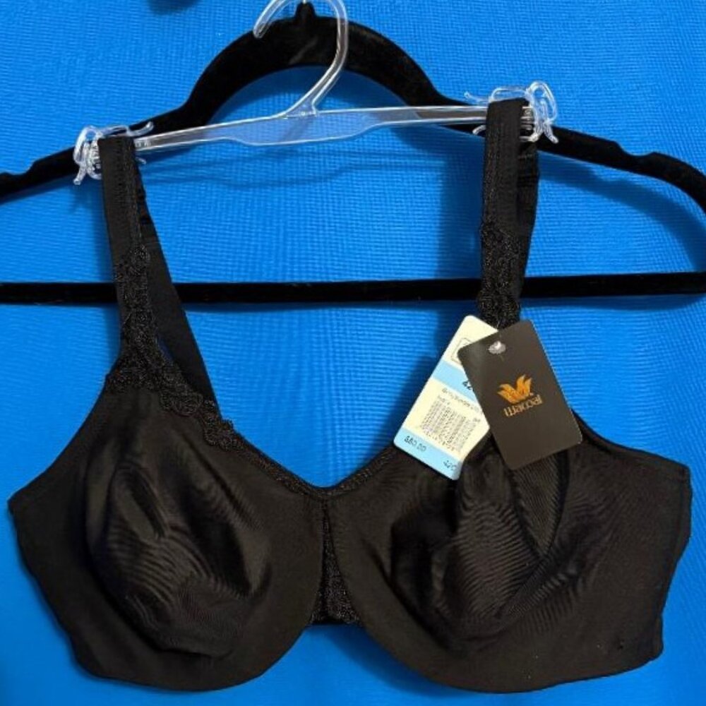 Wacoal Black Full-Coverage Seamless Underwire Bra